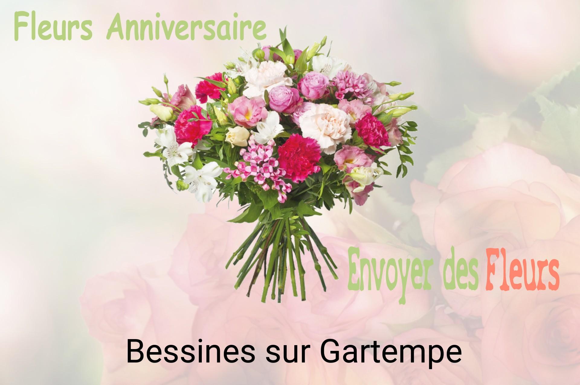 Bouquet de fleurs d’anniversaire livré à Bessines-sur-Gartempe