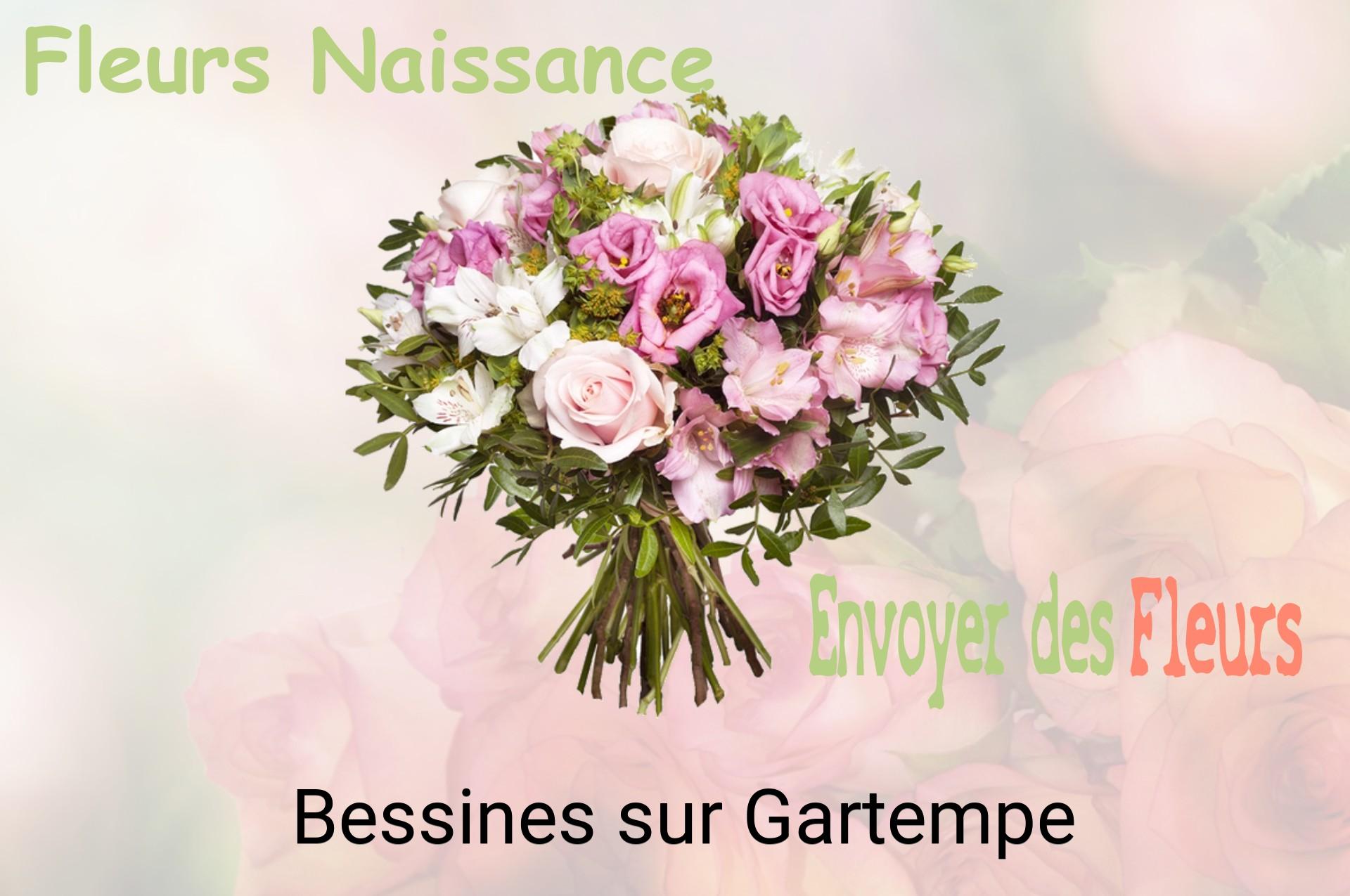 Bouquet de fleurs de naissance livré à Bessines-sur-Gartempe